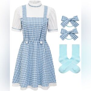 Dorothy Wizard of Oz 3 Piece Costume Women’s Size XL Halloween Cosplay